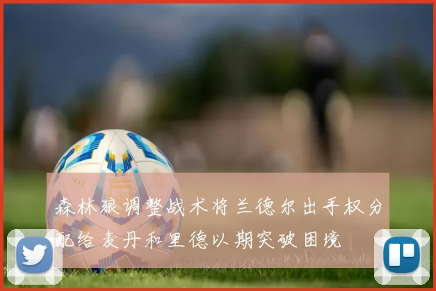 森林狼调整战术将兰德尔出手权分配给麦丹和里德以期突破困境